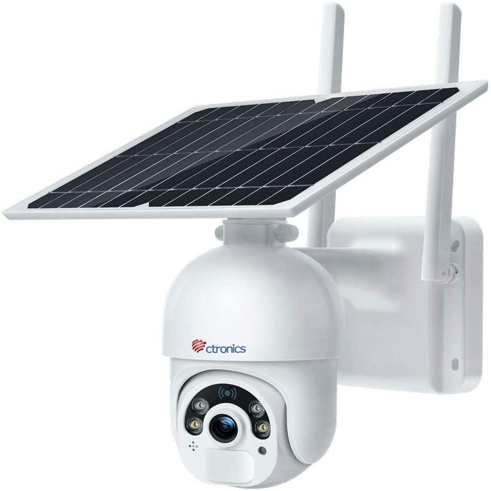 Solar powered shops 4g camera