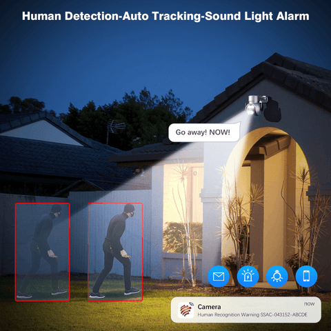 2.5K 4MP Dual Lens Security Camera Outdoor Wired 2.4/5GHz WiFi Camera with 6X Hybrid Zoom - uk.ctronics