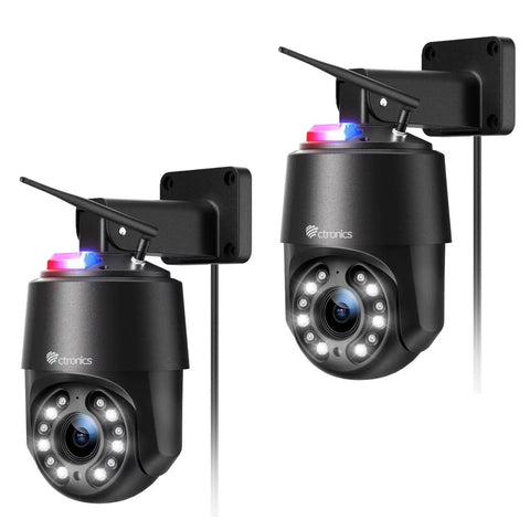 Ctronics 4K 8MP 16X Optical Zoom Outdoor Wi-Fi Camera with 5GHz/2.4GHz Auto Cruise/Tracking/Zoom Surveillance Camera
