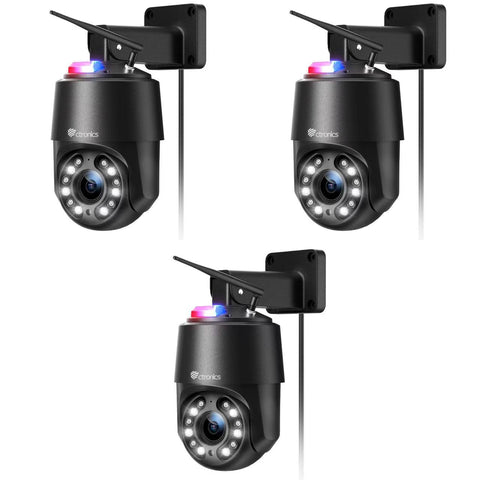 Ctronics 4K 8MP 16X Optical Zoom Outdoor Wi-Fi Camera with 5GHz/2.4GHz Auto Cruise/Tracking/Zoom Surveillance Camera