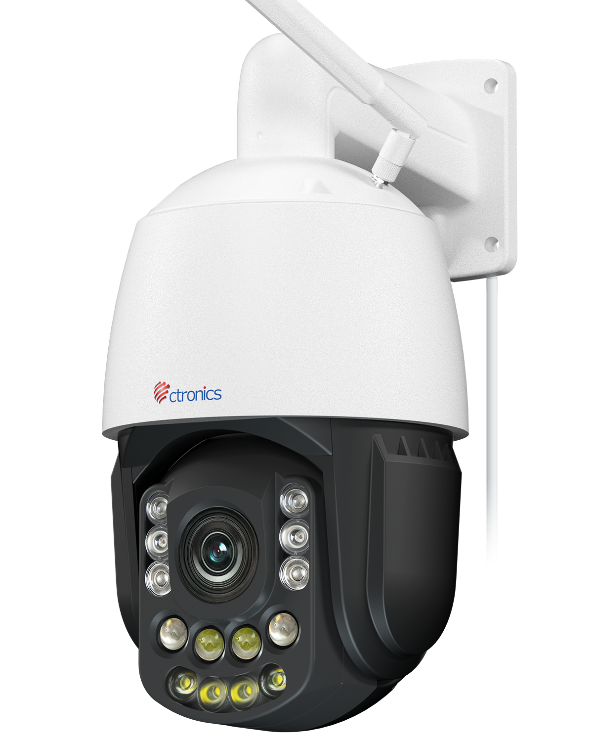 Ctronics 4K 30x Optical Zoom Security Camera Outdoor, 150m Night Vision, 2.4/5Ghz WiFi, AI Human/Vehicle/Pet Detection,Preset Cruise Paths, Metal