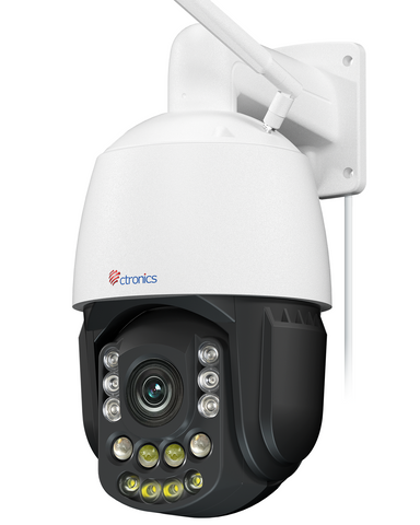 Ctronics 4K 30x Optical Zoom Security Camera Outdoor, 150m Night Vision, 2.4/5Ghz WiFi, AI Human/Vehicle/Pet Detection,Preset Cruise Paths, Metal