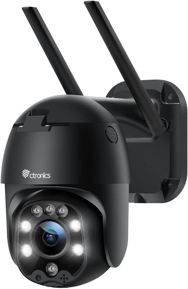 2K 4MP Wireless Security Camera with Human Detection and Auto Tracking-30m Color Night Vision