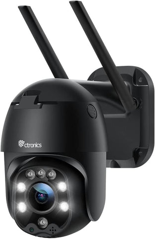 2K 4MP Wireless Security Camera with Human Detection and Auto Tracking-30m Color Night Vision