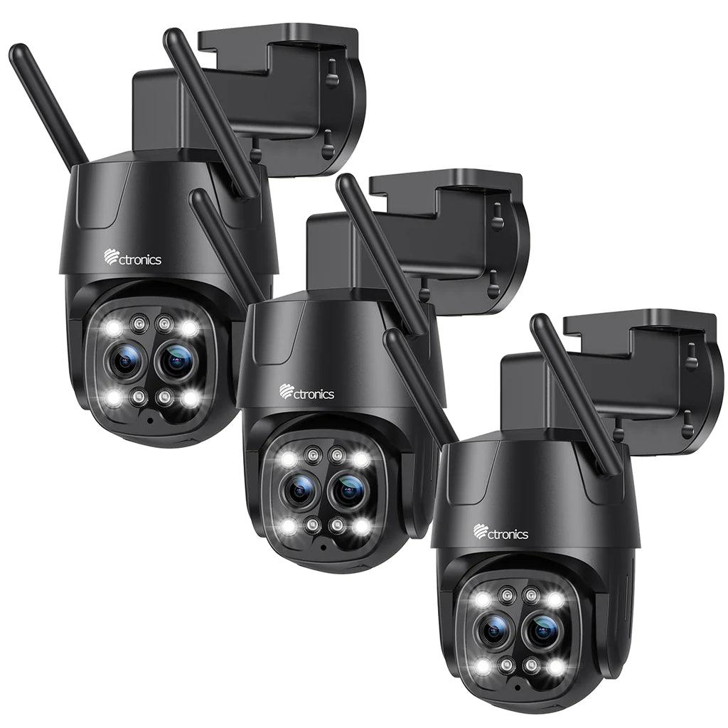 3G/4G LTE Outdoor Surveillance Camera with Dual Lens Human Detection 6X Hybrid Zoom SIM Card Included - uk.ctronics