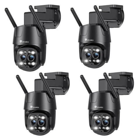 3G/4G LTE Outdoor Surveillance Camera with Dual Lens Human Detection 6X Hybrid Zoom SIM Card Included - uk.ctronics