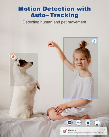 Ctronics 2.5K 4G LTE Security Camera Indoor with SIM Card, 4MP PTZ CCTV Camera for Home Security, PC Remote, Siren Alarm