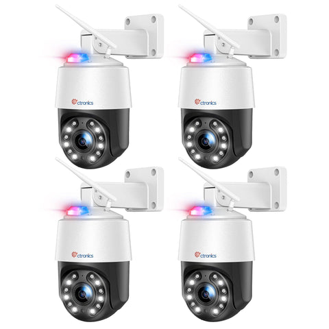 4K 8MP 16X Optical Zoom Outdoor Wi-Fi Camera with 5GHz/2.4GHz Auto Cruise/Tracking/Zoom - uk.ctronics