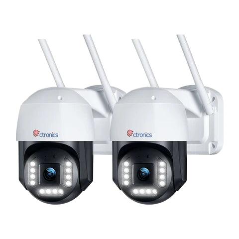 4K 8MP Outdoor PTZ WiFi  Surveillance Camera with Intelligent Human /Vehicle Detection - uk.ctronics