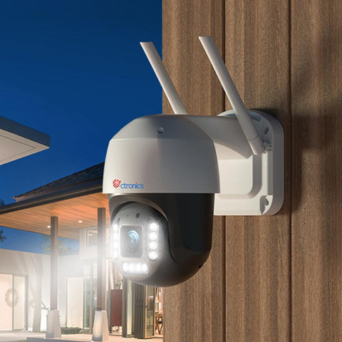 4K 8MP Outdoor PTZ WiFi  Surveillance Camera with Intelligent Human /Vehicle Detection - uk.ctronics