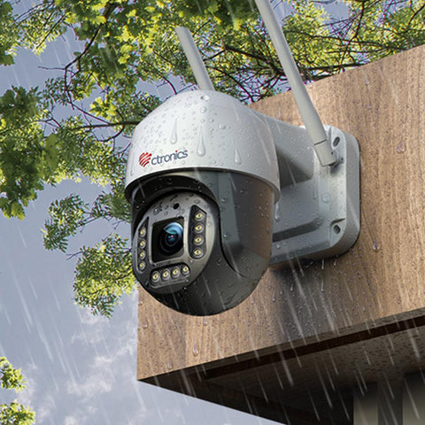 4K 8MP Outdoor PTZ WiFi  Surveillance Camera with Intelligent Human /Vehicle Detection - uk.ctronics