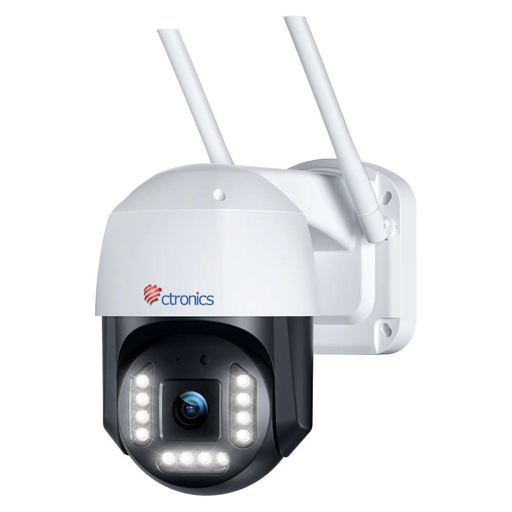 Ctronics 5MP 30X Optical Zoom Metal Security Camera WiFi Outdoor with ...