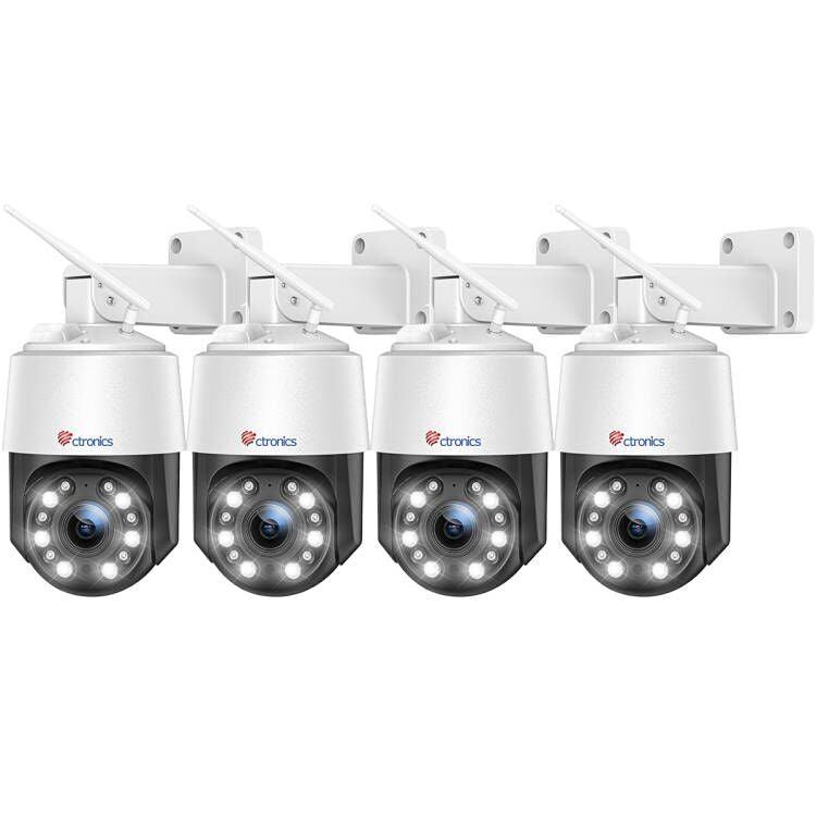 5GHz/2.4GHz 4K 8MP 5X Optical Zoom Surveillance Camera with Outdoor WLAN - uk.ctronics