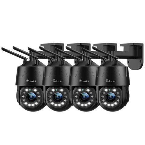 Ctronics 5MP 30X Optical Zoom Metal Security Camera WiFi Outdoor with ...