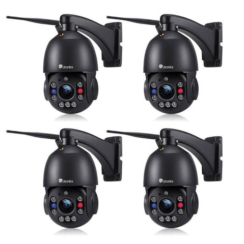 5MP 30X Optical Zoom Security Camera Outdoor,492ft IR Night Vision ...