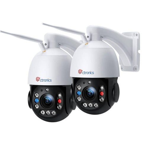 5MP 30X Optical Zoom Security Camera Outdoor,492ft IR Night Vision & Color Night Human Detection - uk.ctronics