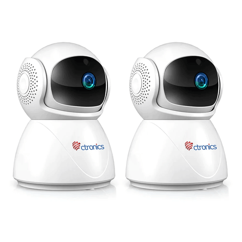 5MP Indoor WiFi Surveillance Camera Ctronics 360° PTZ Camera with Human Detection/Motion Auto Tracking - uk.ctronics