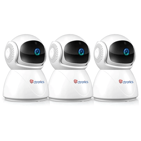 5MP Indoor WiFi Surveillance Camera Ctronics 360° PTZ Camera with Human Detection/Motion Auto Tracking - uk.ctronics