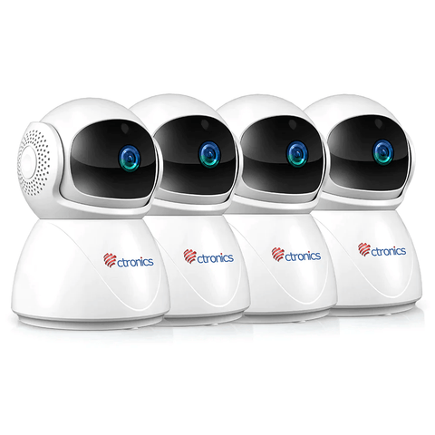 5MP Indoor WiFi Surveillance Camera Ctronics 360° PTZ Camera with Human Detection/Motion Auto Tracking - uk.ctronics