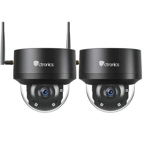 5MP PTZ Dome Security Camera with Outdoor Surveillance Wifi and Human Detection Auto Tracking 25M Night Vision - uk.ctronics