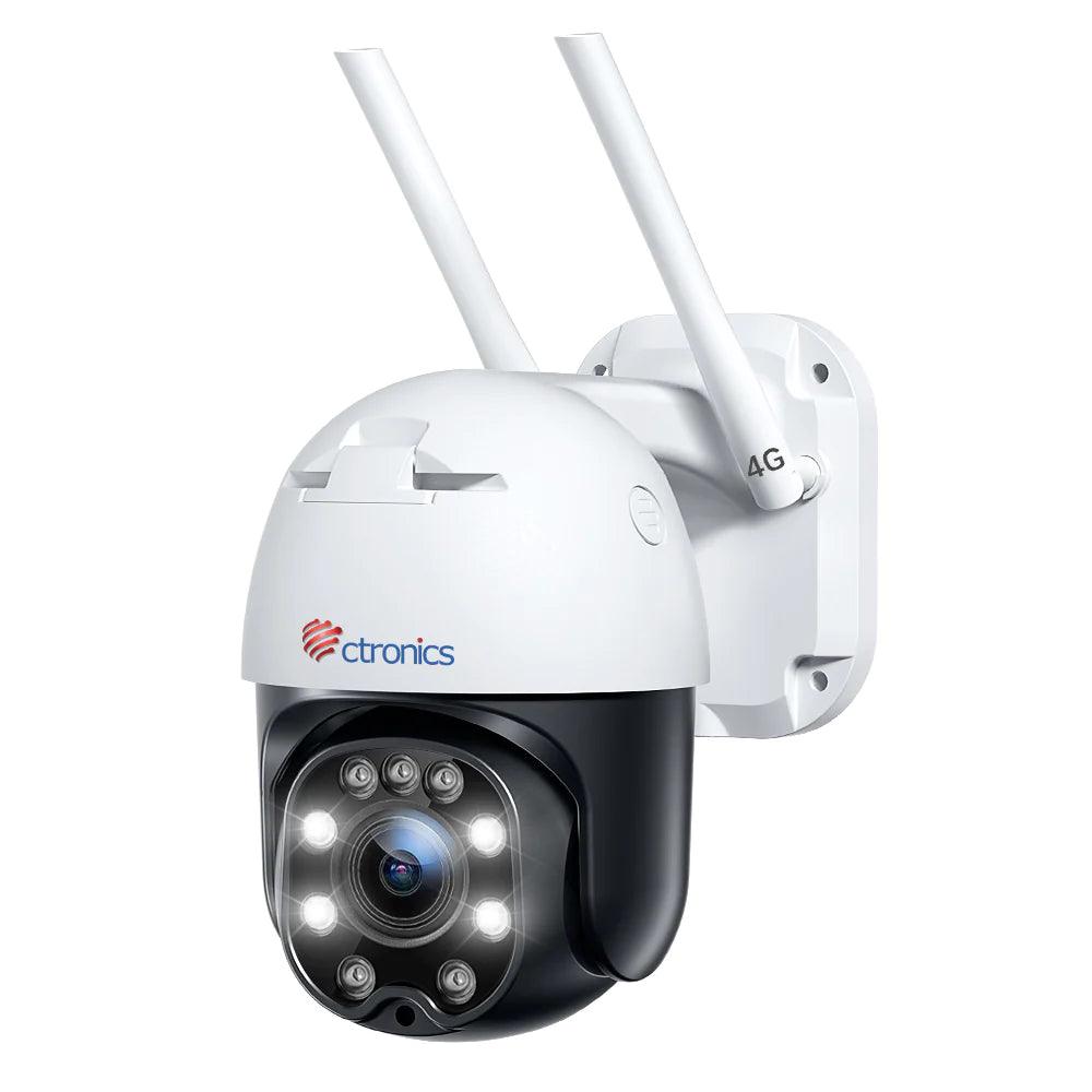 5X Optical Zoom 3G/4G LTE Outdoor Surveillance Camera by Ctronics with SIM Card - uk.ctronics