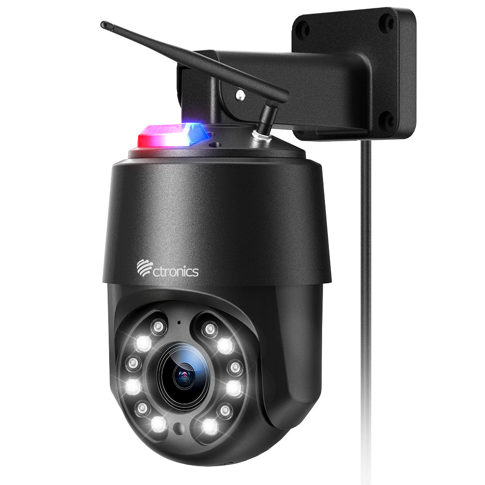 Ctronics 4K 8MP 16X Optical Zoom Outdoor Wi-Fi Camera with 5GHz/2.4GHz Auto Cruise/Tracking/Zoom Surveillance Camera