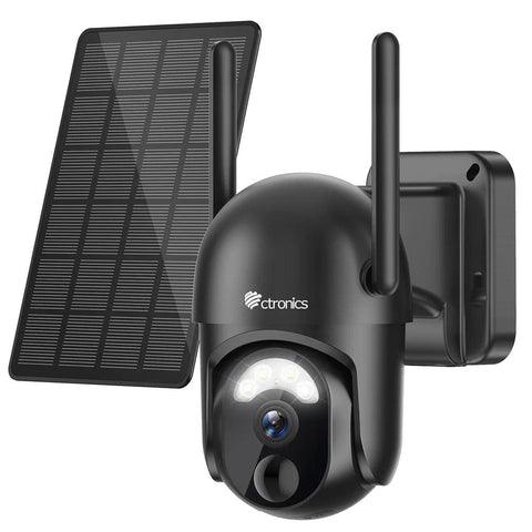 Ctronics 2K 3MP  Camera Wireless Outdoor with FHD Color Night Vision, AI/PIR Detection, IP66 - uk.ctronics