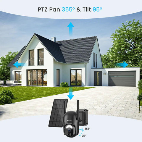 Ctronics 2K 3MP  Camera Wireless Outdoor with FHD Color Night Vision, AI/PIR Detection, IP66 - uk.ctronics