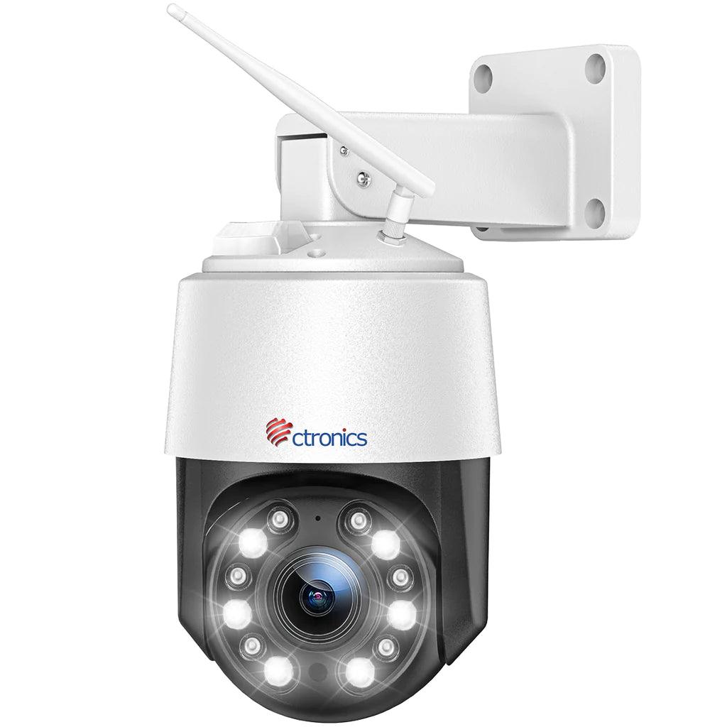 Ctronics 5GHz/2.4GHz 4K 8MP 5X Optical Zoom Surveillance Camera with Outdoor WLAN - uk.ctronics