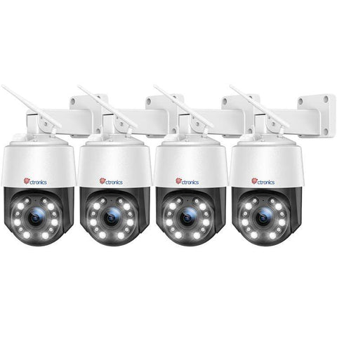 Ctronics 5GHz/2.4GHz 4K 8MP 5X Optical Zoom Surveillance Camera with Outdoor WLAN - uk.ctronics