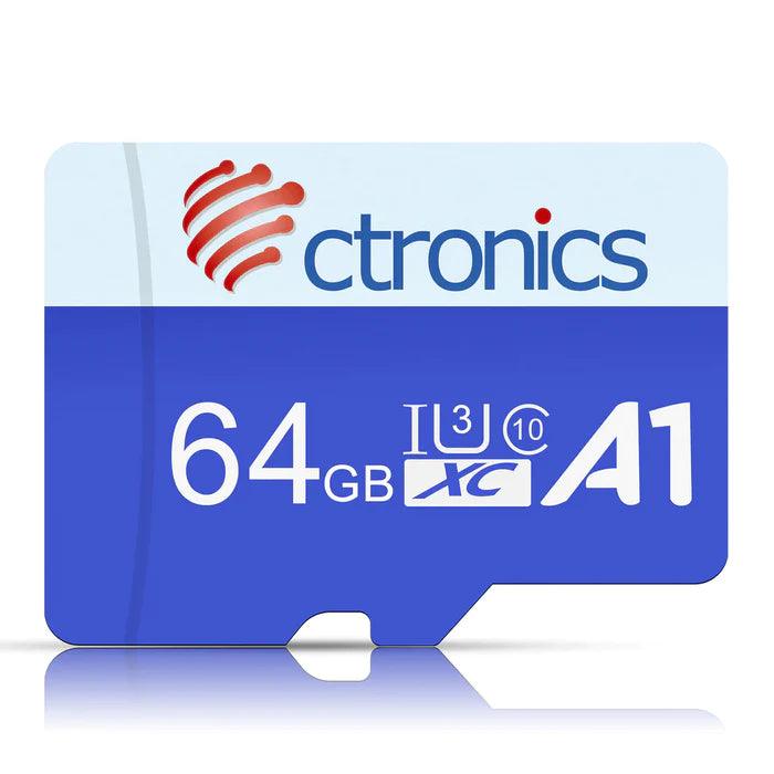 Ctronics Micro 64GB/128GB SD card for Surveillance camera - uk.ctronics