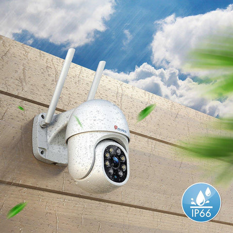2K 4MP Wireless Security Camera with Human Detection and Auto Tracking-30m Color Night Vision - uk.ctronics