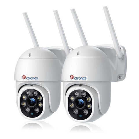 2K 4MP Wireless Security Camera with Human Detection and Auto Tracking-30m Color Night Vision - uk.ctronics