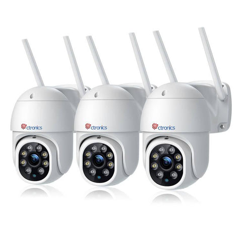 2K 4MP Wireless Security Camera with Human Detection and Auto Tracking-30m Color Night Vision - uk.ctronics