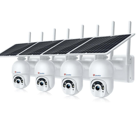 Ctronics Wireless Solar Security Camera with Color Night Vision & 10000mAh battery - uk.ctronics